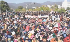Government Employees Protest Pension Reforms, Clash with Police in Federal Capital
