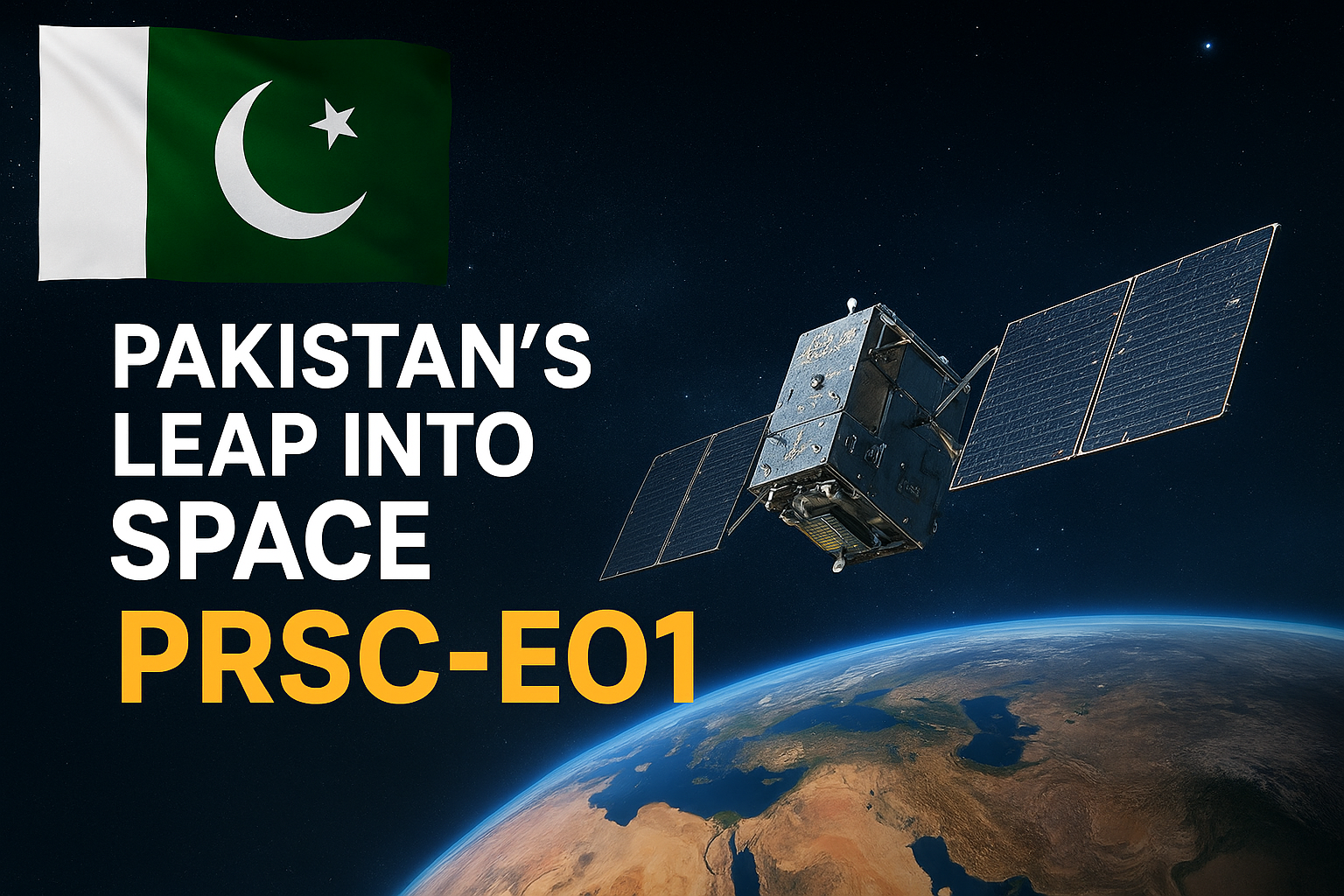 Pakistan’s Leap into Space: PRSC-EO1 & the Dawn of National Remote Sensing